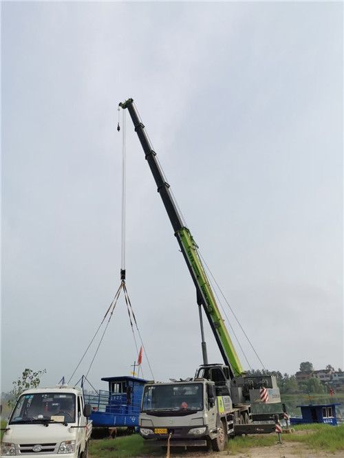 沁源县桥梁建设吊装案例